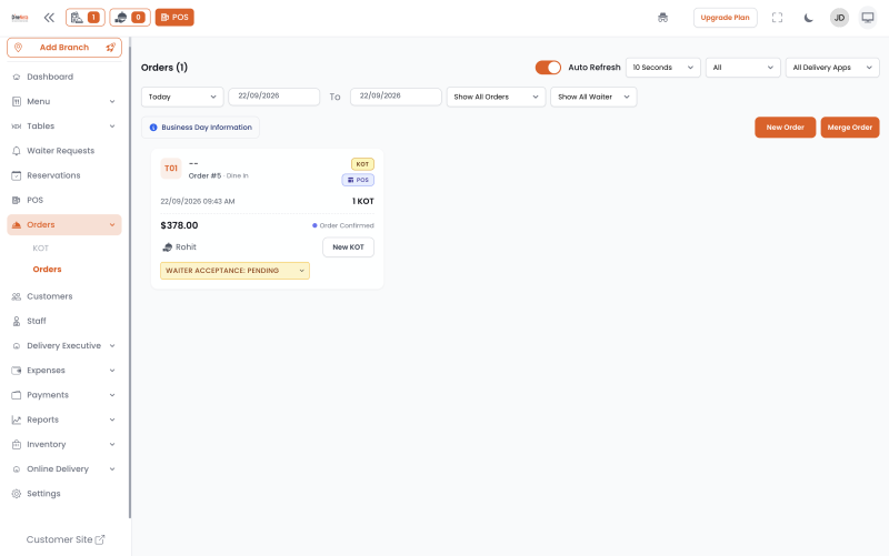 Streamline Order Management